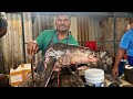 Cobia(kadavara fish head) cutting 🔥🔪kasimedu fish cutting