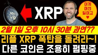 리플 XRP 2월 1일 과연 어떻게 될까? / 뒤에서 조용히 폭등하고 있는 코인들