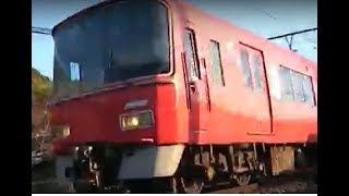 名鉄　犬山遊園付近　通過電車