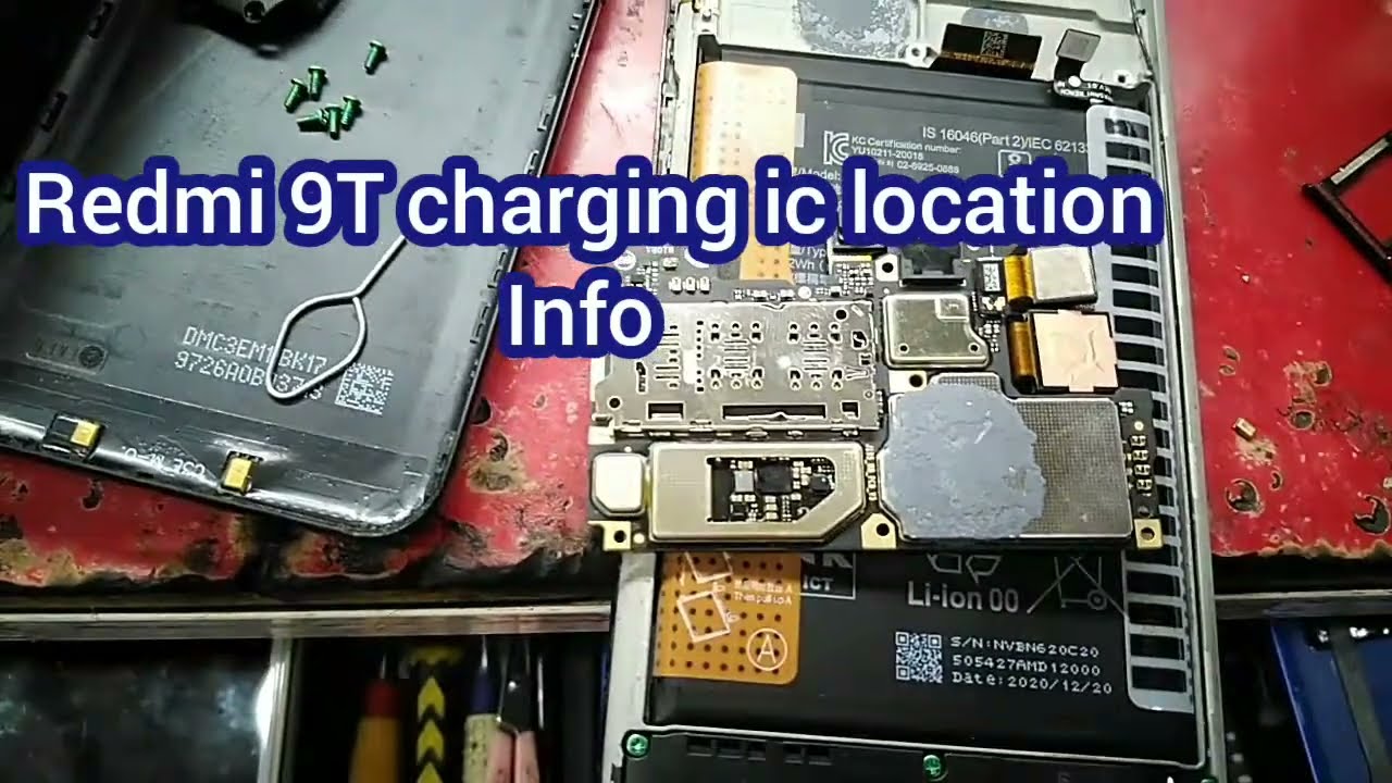 How To Redmi 9T Charging Ic Location Info / Redmi 9T Charging Problem # ...