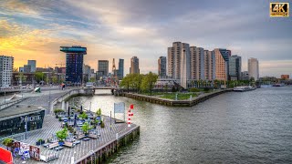 rotterdam 4k night | rotterdam netherlands 4k | rotterdam city 4k