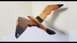 A flying  manual wood bird for my sons  geo ||Arts मेरे बेटों के लिए फ्लाइंग मैनुअल वुड बर्ड