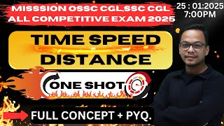 🔥Mission 2025 | Time Speed Distance  | Class 4 | DEEPAK SIR | #ssccgl  #ossccgl #sbipo #sbiclerk