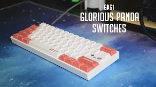 GK61 Glorious Pandas - Typing Sounds