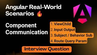 Master Angular Component Communication | Input, Output, ViewChild, Subject, Query Params