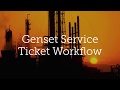 Genset SIoT Ticket WorkFlow