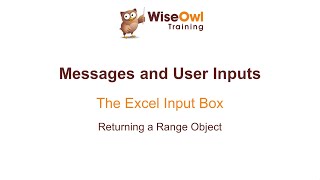 Excel VBA Online Course - 5.4.8 Returning a Range Object