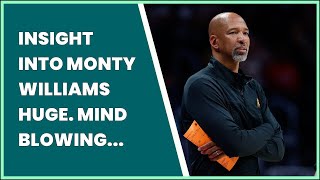 INSIGHT INTO MONTY WILLIAMS HUGE. MIND BLOWING COACHING CONTRACT WITH THE PISTONS