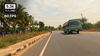 Cumbum to Madurai Full Drive 🔥 Part 1 - NH 183 🔥 Via Theni 🔥 Tamilnadu, India🔥 [ 4K - UHD ] 🔥 60 FPS