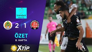 Merkur-Sports | C. Alanyaspor (2-1) F. Karagümrük - Highlights/Özet | Trendyol Süper Lig - 2023/24