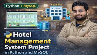 Hotel Management System Project in Python and MySQL | Python Project using Tkinter MySQL Database
