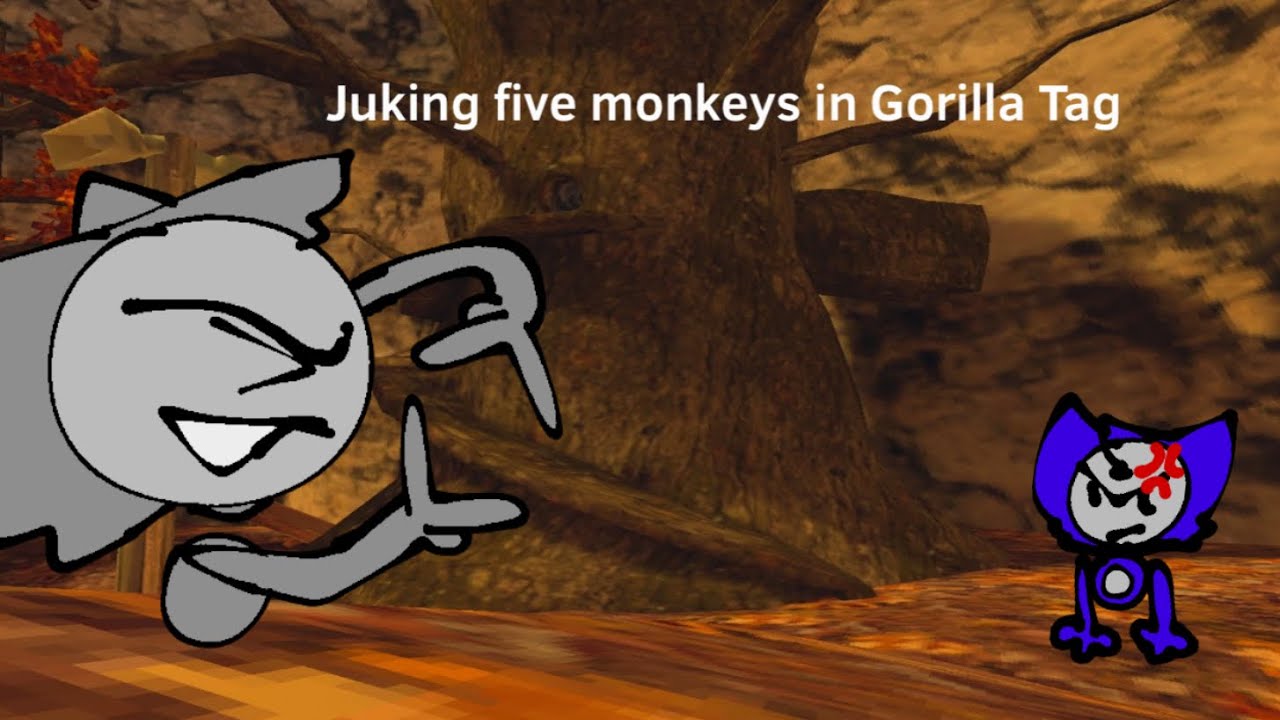 Juking Five Monkeys In Gorilla Tag Youtube