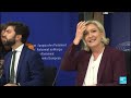 french far right leader le pen stands trial over alleged misuse of eu funds • france 24 english