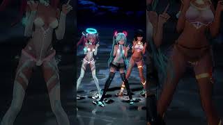 [MMD] アイドル / つみ式初音ミク,  Ramessess II, Nanoko / Idol #shorts