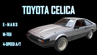 TOYOTA CELICA E-MA63 M-TEU ENGINE START, REAR MUFFLER \u0026 DRIVING TEST MOVIE トヨタ セリカ