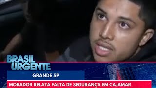 Morador relata falta de segurança em Cajamar, na Grande SP | Brasil Urgente