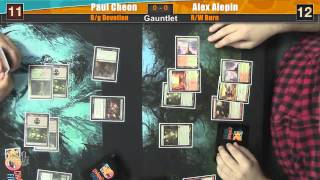 Running the Gauntlet - Green Black Devotion vs. Red White Burn (Game 1)