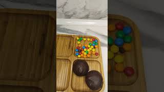 Filling a platter with sweets #asmr#shorts