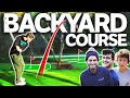 They Made An EPIC Backyard Golf Course So We Played it