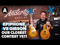 Epiphone vs Gibson Les Paul Blindfold Challenge - The Closest Contest Yet!