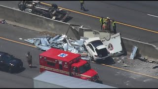 WATCH: Multi-car crash on 495 Inner loop in Maryland