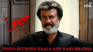 Kaala Movie Scene (Telugu) | Convo Between Kaala and Hari Dhadha | Rajinikanth | Pa. Ranjith | Lyca
