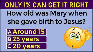 CHRISTMAS SEASON: HOW WELL DO YOU THINK YOU KNOW THE STORY OF JESUS' BIRTH. CAN YOU SCORE 20/20#283