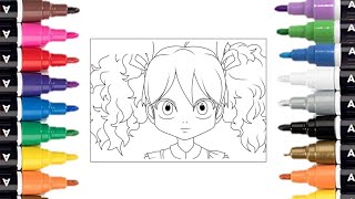 Poppy Playtime Coloring Pages || Poppy Close Up Coloring || Nobody (NCS Release)