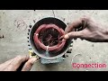 2 hp kirloskar company monoblock pump full rewinding 2 phase