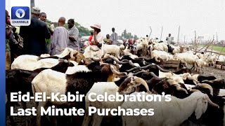 Eid-El-Kabir: Muslims Faithful Make Last Minute Purchases At Kara Cattle Market Amid Rising Prices