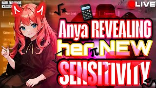 Anya REVEALING her NEW SENSITIVITY । VS ANYA IS LIVE #bgmilive #pubglive #bgmi #pubg