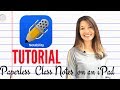 Notability Tutorial and Paperless Class Notes on an iPad