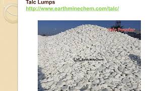 Talc Powder in India Earth MineChem Supplier of Talc Lumps