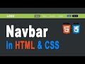 How To Make Navigation Bar Using Flexbox | HTML & CSS Tutorial