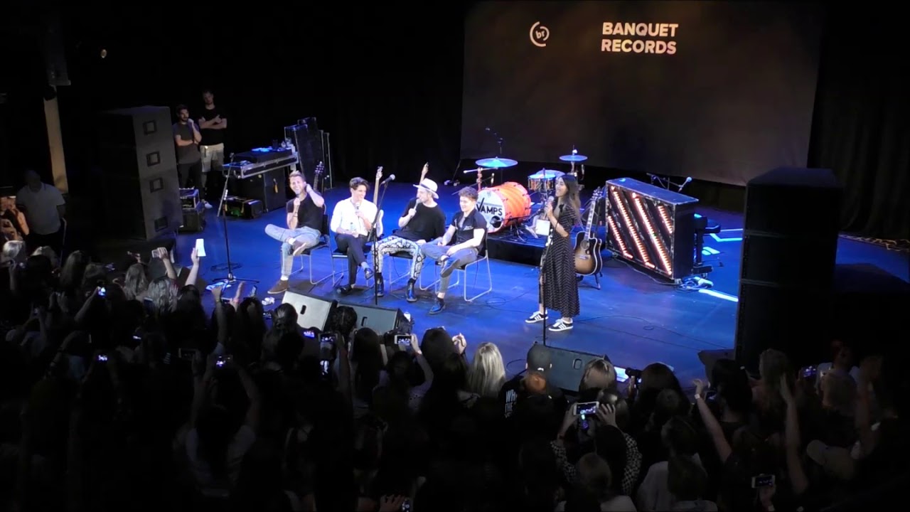 The Vamps Q A At The Rose Theatre Kingston Youtube