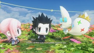 World of Final Fantasy Maxima Intervene Serah CUTSCENE