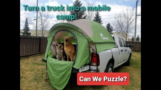 Turning a truck into a mobile camp!