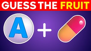 Guess the FRUIT by Emoji? 🍎  [QUIZ] Brain Sprint