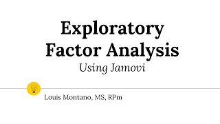 Exploratory Factor Analysis (Demonstration)