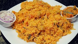 காளான் பிரியாணி மிக சுவையாக செய்வது எப்படி | MUSHROOM BIRIYANI