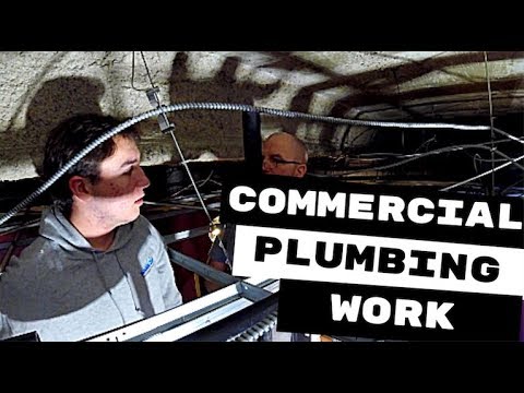 PLUMBING APPRENTICES FIRST LARGE COMMERCIAL PLUMBING JOB PLUMBING APPRENTICES FIRST LARGE COMMERCIAL PLUMBING JOB