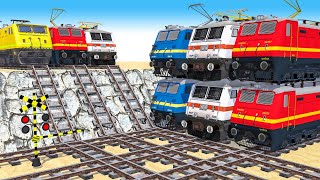 【踏切アニメ】あぶない電車 9 TRAIN Crossing 🚦 スマートトレイン Fumikiri 3D Railroad Crossing Animation