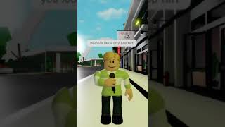 Dinker ROASTS Thief in BROOKHAVEN! 😱🤯 #shorts #roblox #brookhaven