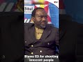 Leave soldiers hold ED accountable for shootings says Mubaiwa