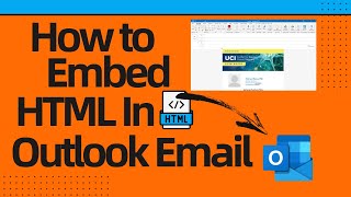 How to Embed/Insert/Import HTML in Outlook Email Desktop & Office 365 Web Browser.