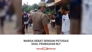 Viral! Warga Debat dengan Petugas Soal Pembagian BLT | tvOne