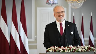 18.11.2020. Valsts prezidenta Egila Levita runa Latvijas Republikas proklamēšanas 102. gadadienā