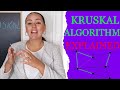 Kruskal´s Algorithm (Explained)