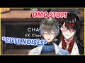 Vox getting flustered at Ike's TSKR noises! 【NIJISANJI EN | Vox Akuma】