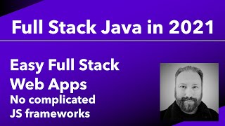 SeaJUG Front End Java 2021